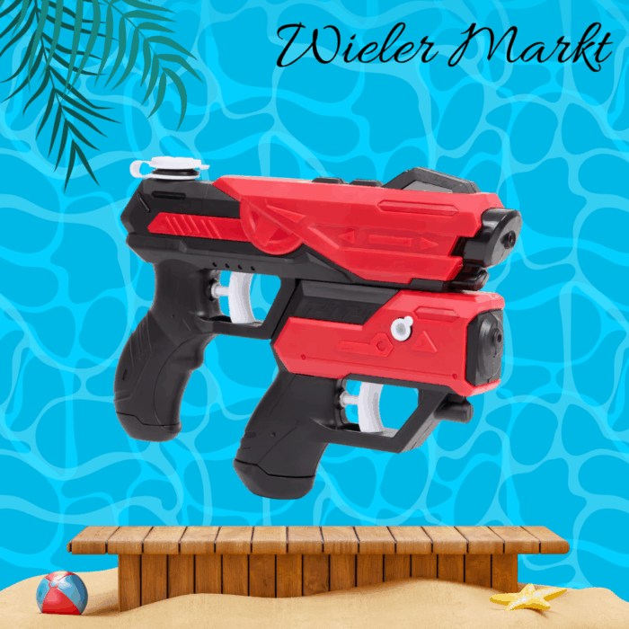 Waterpistool 2-in-1 – Set van Groot & Klein